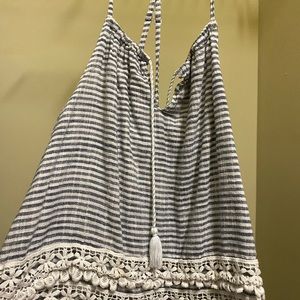 Abercrombie sleeveless striped top size S
